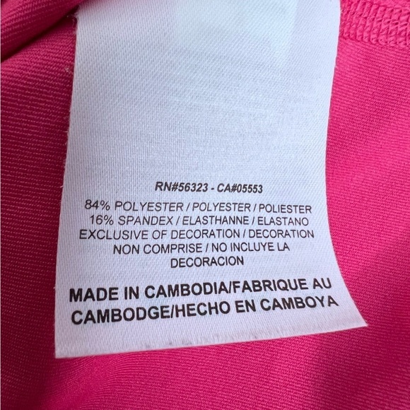 Nike Pro Combat Pink Short Sleeve Activewear Fitted Top Size Small - Picture 7 of 8